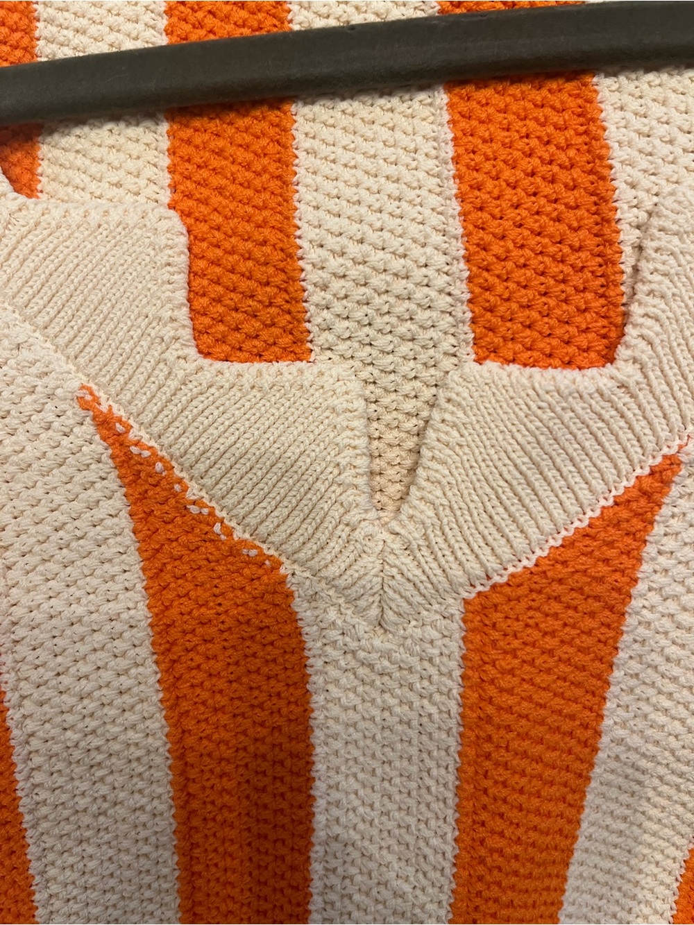 House of Harlow Striped Knit Tank Dress in Orange & Cream. Size Medium. NWT - Picture 10 of 10